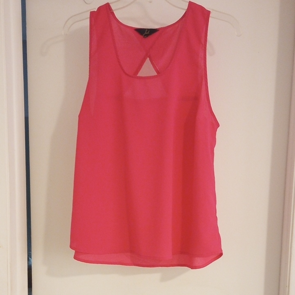 Pink Sleeveless Top